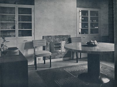 Esszimmer für ein Haus im Highgate Village, London, 1936 von Unbekannt