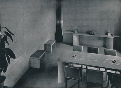 Esszimmer des Architekten Oliver Hill, F.R.I.B.A. von Unbekannt