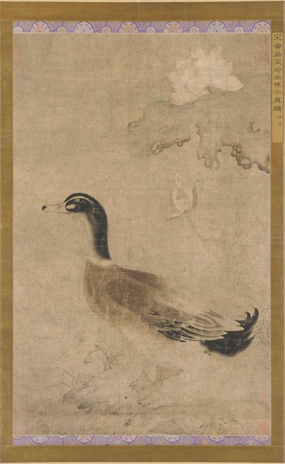 Ente und Lotusblumen, Yuan-Dynastie, 1279-1368 von Unbekannt
