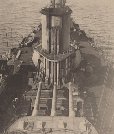 Dreadnought Imperator Aleksandr III in Bizerte, 1920 von Unbekannt