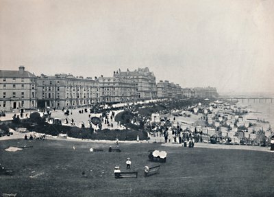 Eastbourne - Gesamtansicht vom Wish Tower, 1895 von Unbekannt