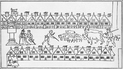 Eastcheap Markt, London, um 1598, 1904 von Unbekannt