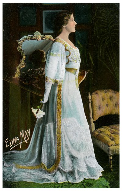 Edna May, amerikanische Schauspielerin und Sängerin, ca. 1900-1919 von Unbekannt