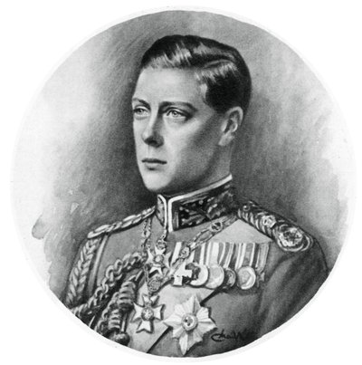 Eduard VIII. zur Zeit seiner Abdankung, 11. Dezember 1936, 1937 von Unbekannt