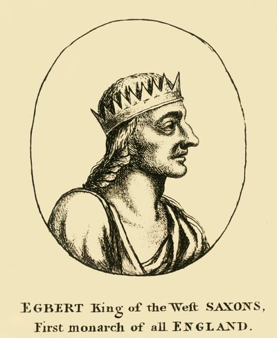 Egbert König der Westsachsen, erster Monarch von ganz England, 18. Jahrhundert von Unbekannt