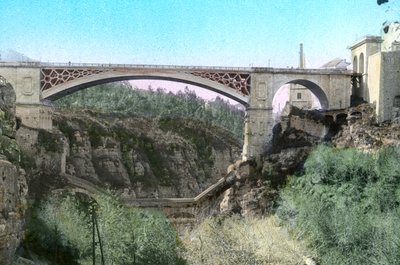 El-Kantara-Brücke, Constantine, Nordost-Algerien von Unbekannt