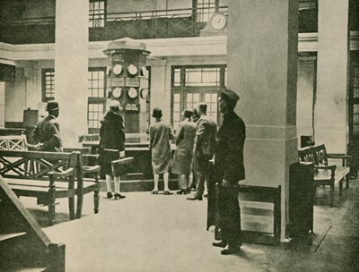 Eingangshalle, London Air Station, 1927 von Unbekannt