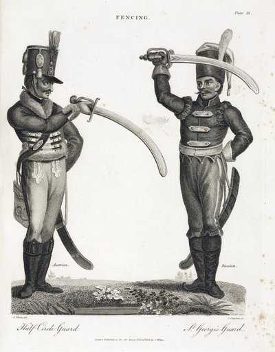 Fechten: Halbkreiswache und Wache des Heiligen Georg von Unbekannt