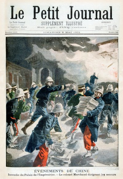 Ereignisse in China, Vorfall im Kaiserpalast, 1901 von Unbekannt