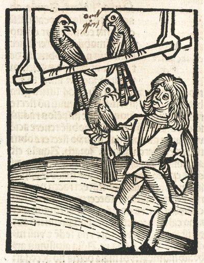 Falkner mit Habichten von Unbekannt