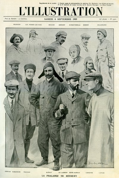 Berühmte Flieger, Titelblatt von L