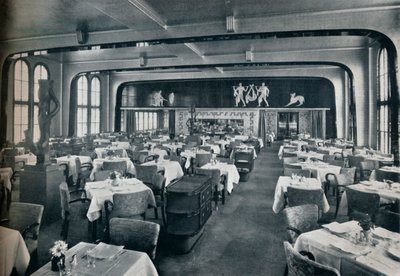 Erste Klasse Speisesaal an Bord der Victoria, 1931 von Unbekannt