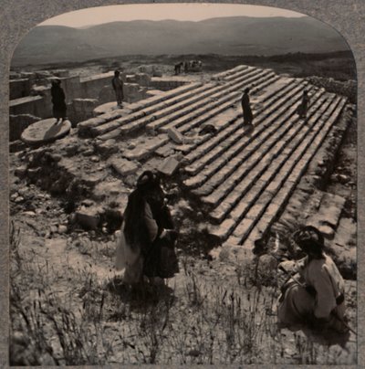 Treppenaufgang, Samaria, um 1900 von Unbekannt