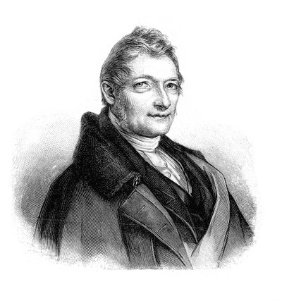 Franz Xaver Gabelsberger, deutscher Erfinder der Gabelsberger-Kurzschrift, 1900 von Unbekannt