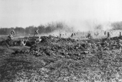 Französischer Gegenangriff zwischen der Somme und dem Fluss Oise, Picardie, Frankreich, 1918 von Unbekannt