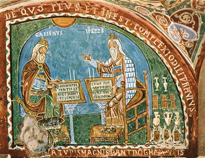 Fresko in der Krypta der Kathedrale, Anagni, Italien von Unbekannt