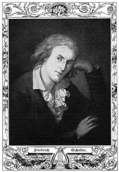 Friedrich Schiller, deutscher Dichter, Philosoph, Historiker und Dramatiker, 1900 von Unbekannt