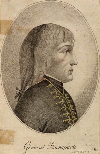 General Napoléon Bonaparte, 1796 von Unbekannt