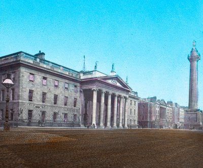 General Post Office und Nelsons Säule, ca. 1910 von Unbekannt