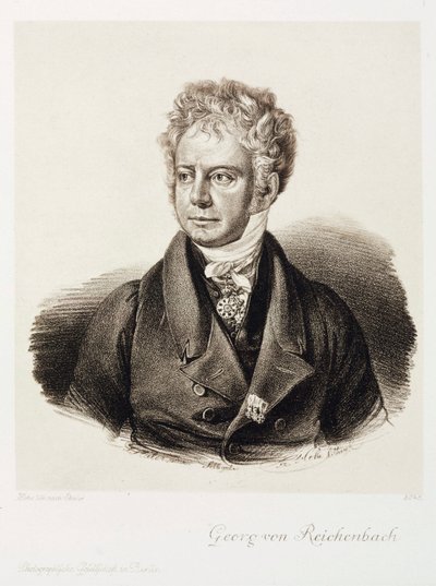 Georg von Reichenbach, deutscher Ingenieur und Instrumentenbauer, ca. 1820 von Unbekannt