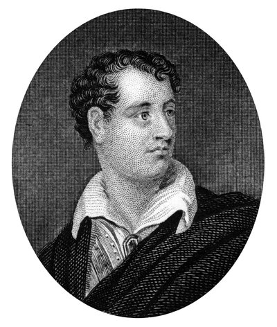 George Gordon Byron, anglo-schottischer Dichter und führende Figur der Romantik, 1877 von Unbekannt