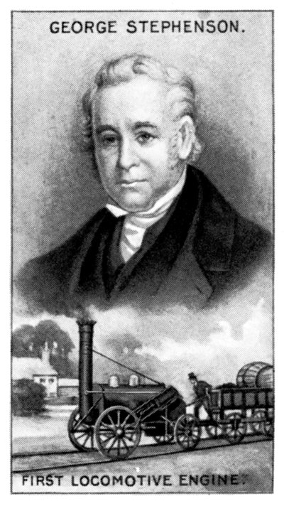 George Stephenson, englischer Maschinenbauingenieur, ca. 1924 von Unbekannt