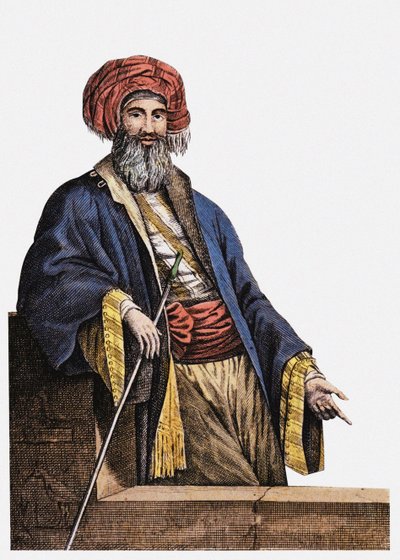 Giovanni Battista Belzoni 1778-1823 Frontispiz aus Viaggi in Egitto ed in Nubia, 1825 von Unbekannt