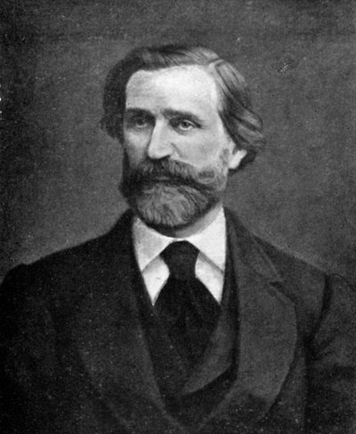 Giuseppe Verdi, italienischer Komponist, 1909 von Unbekannt