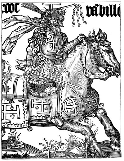 Gottfried von Bouillon, französischer Kreuzritter des 11. Jahrhunderts von Unbekannt