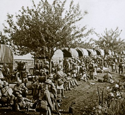 Auf dem Weg nach Verdun, Nordfrankreich, ca. 1914-1918 von Unbekannt