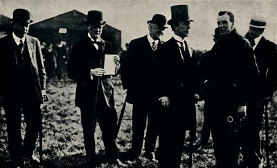 Grahame White und Mr. Churchill, 1910, 1945 von Unbekannt