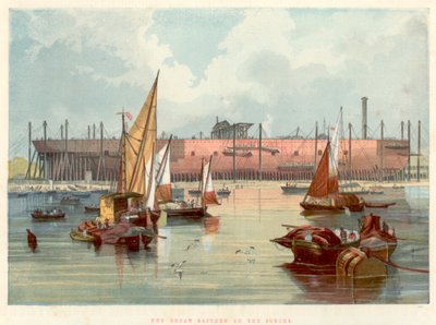 Great Eastern auf den Stocks in Millwall an der Themse von Unbekannt