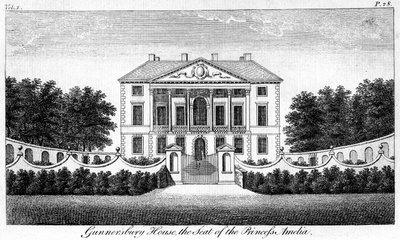 Gunnersbury House, der Sitz von Prinzessin Amelia von Unbekannt