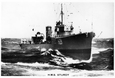 HMS Sturdy, S-Klasse Zerstörer, 1937 von Unbekannt