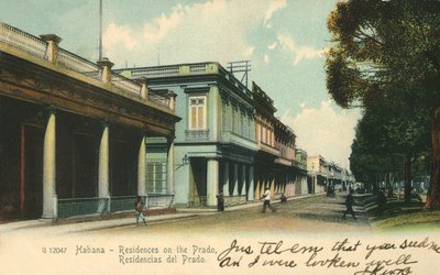 Habana - Residenzen am Prado, 1907 von Unbekannt