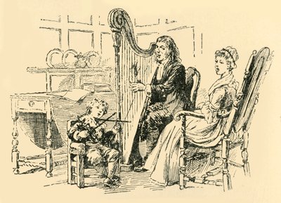 Er imitierte das Spielen einer Geige, 1907 von Unbekannt