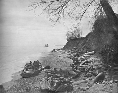 Kurs auf das Ufer, Michigansee von Unbekannt