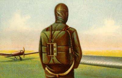 Heinecke-Fallschirm, ca. 1918, 1932 von Unbekannt