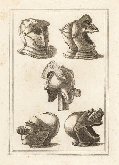 Helme aus dem Tower of London von Unbekannt