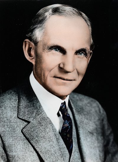 Henry Ford, amerikanischer Ingenieur und Automobilhersteller, ca. 1910-1930 von Unbekannt
