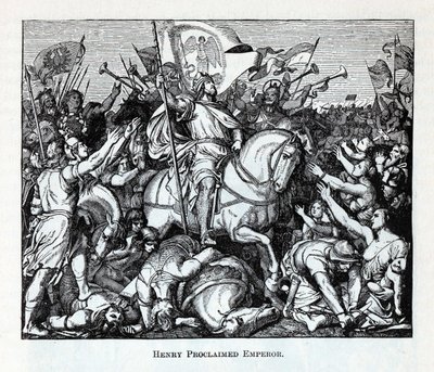 Heinrich zum Kaiser ausgerufen, 1882 von Unbekannt