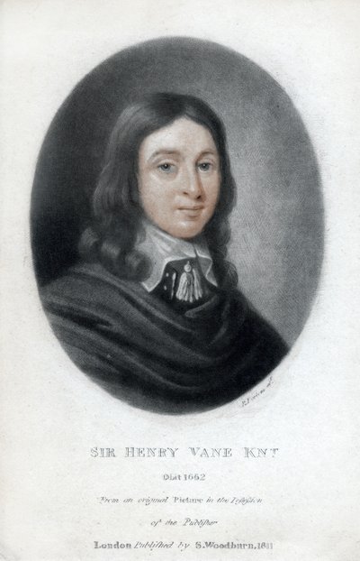 Henry Vane der Jüngere, Staatsmann und Parlamentsmitglied, 1811 von Unbekannt