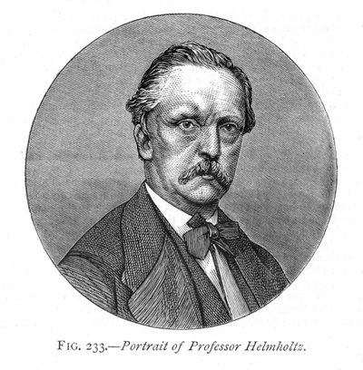 Hermann von Helmholtz 1821-1894, deutscher Physiker und Physiologe, 1876 von Unbekannt