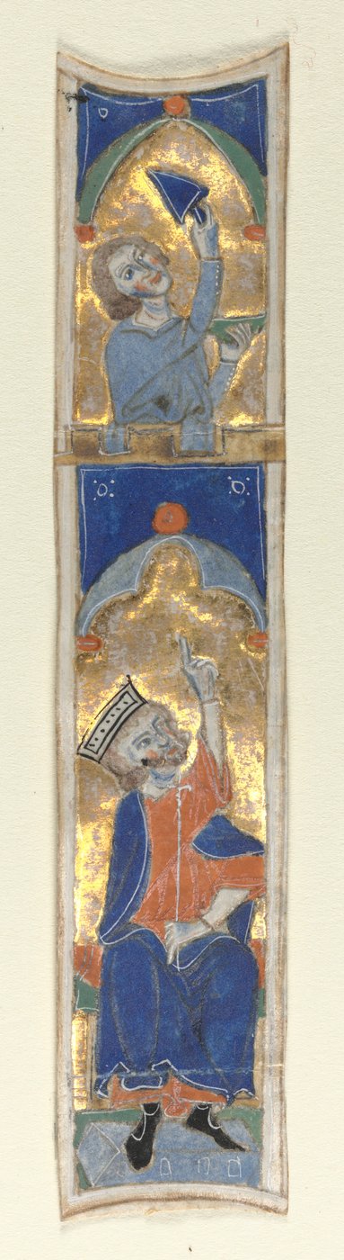 Historiierte Initiale I aus einer Bibel, 1200er von Unbekannt