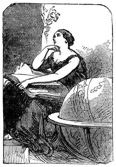 Hypatia ca. 370-415, Mathematikerin und neuplatonische Philosophin, Mitte 19. Jahrhundert von Unbekannt