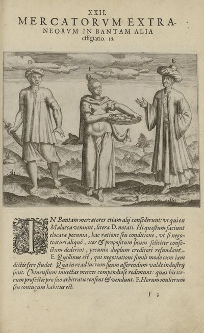 Illustration aus dem Buch India Orientalis von unbekanntem Autor und veröffentlicht von Excudebat Matthaeus Beckerus von Unbekannt