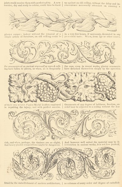 Illustrierter Tarif der verbesserten Papier-Mâché-Bilderrahmen, auch angereicherte Mou..., [um 1847] von Unbekannt