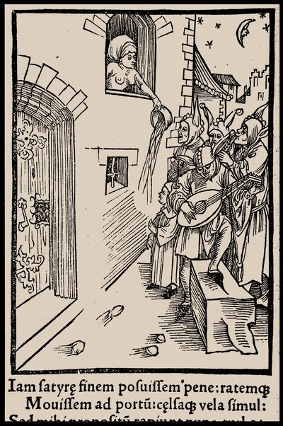 Illustration zum Buch Narrenschiff von Sebastian Brant, 1497 von Unbekannt