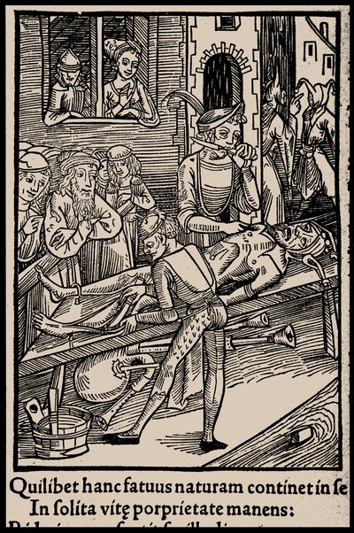 Illustration zum Buch Narrenschiff von Sebastian Brant, 1497 von Unbekannt