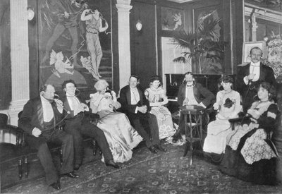 Im Elektrofon-Salon, Gerrard Street, London, um 1903 von Unbekannt